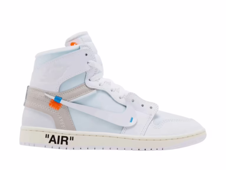 tenis Jordan 1 Retro High OG x Off-White Alaska AA3834-100 minymal sneakers