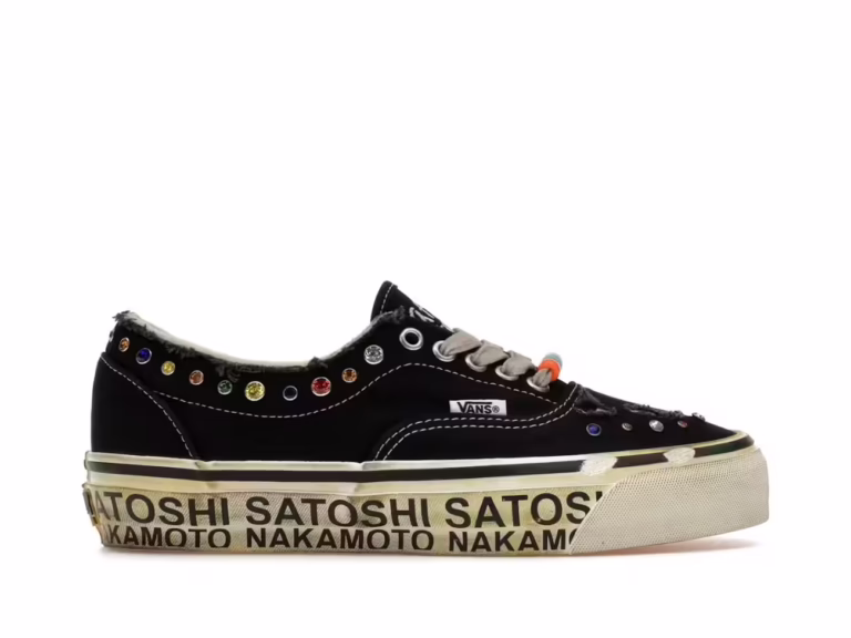 tenis Vans OTW Era 95 Satoshi Nakamoto Round Lucky Charm VN000EFEBLK minymal sneakers