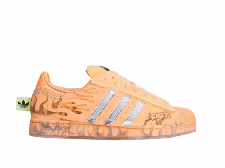 tenis adidas Superstar Hellstar Hazy Orange LA1501 minymal sneakers