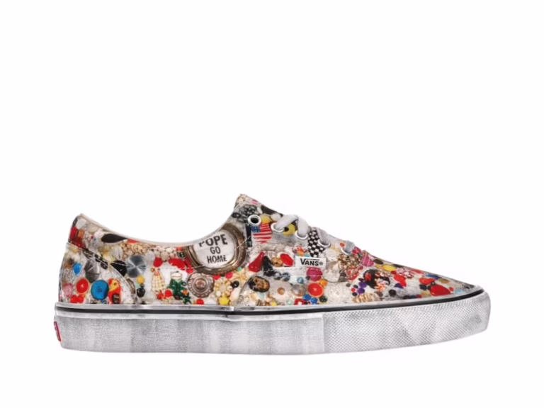 tenis Vans Era x Supreme Mike Kelley White VN00110ANTR minymal sneakers