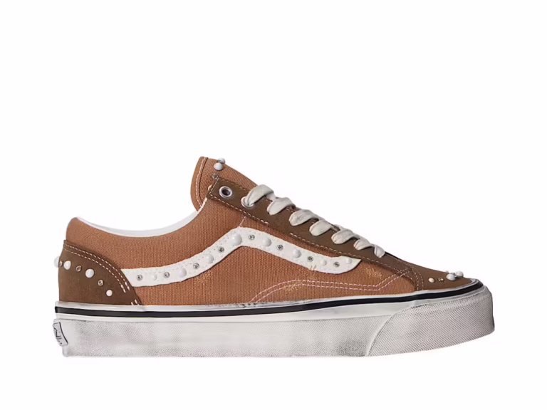 tenis Vans LX Old Skool 36 Pearlized Pack Vintage Cocoa Brown VN000E8VFST minymal sneakers