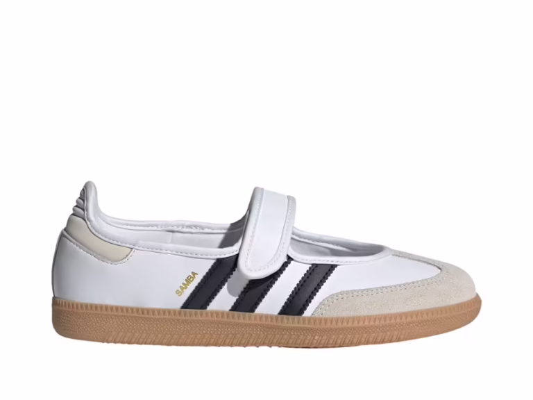 tenis adidas Samba Jane White Black Gum (Mujer) JR1402 minymal sneakers