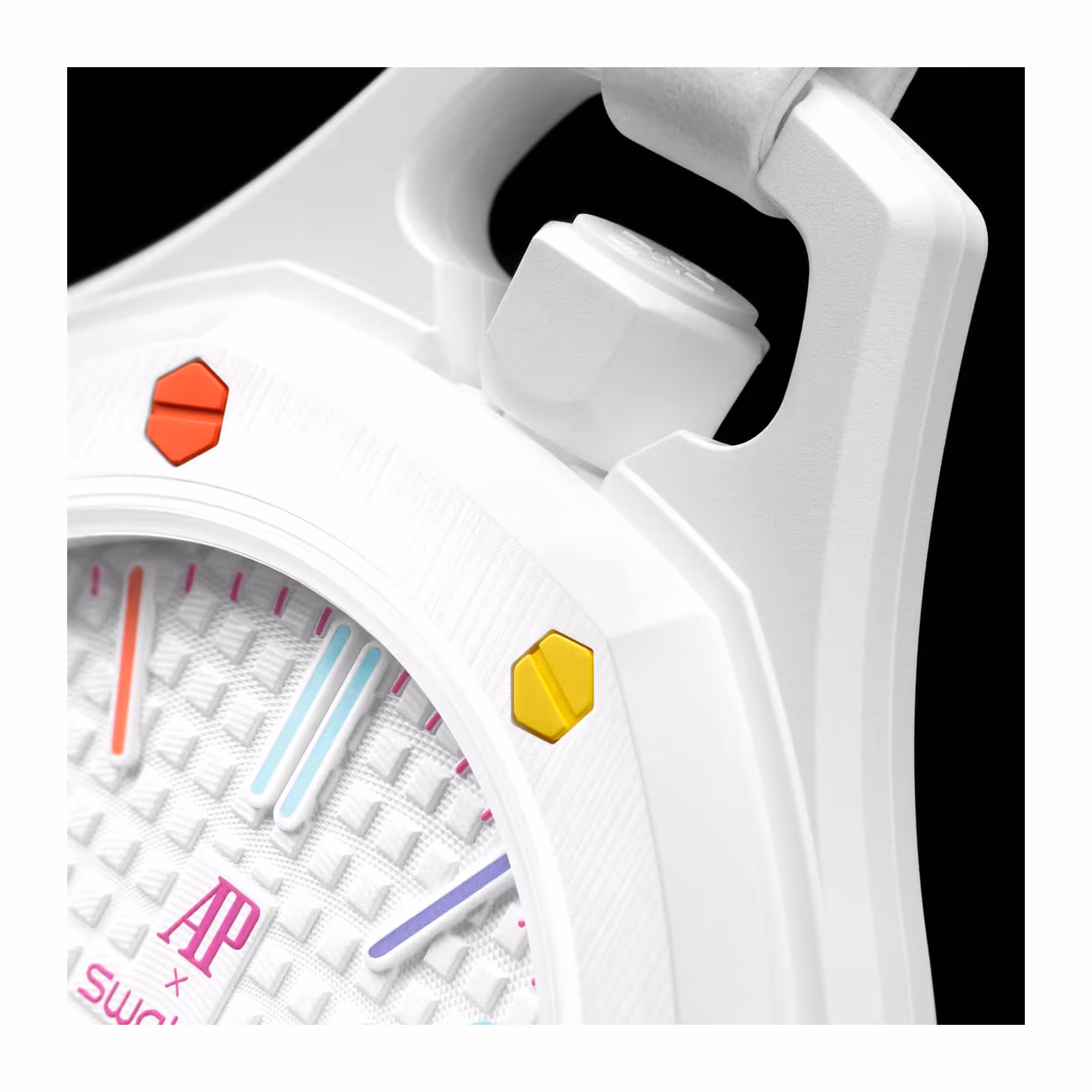 Reloj-Swatch-x-Audemars-Piguet-Royal-Pop-Huit-Blanc-SSX03W100N-minymal-5 Reloj-Swatch-x-Audemars-Piguet-Royal-Pop-Huit-Blanc-SSX03W100N-minymal-5