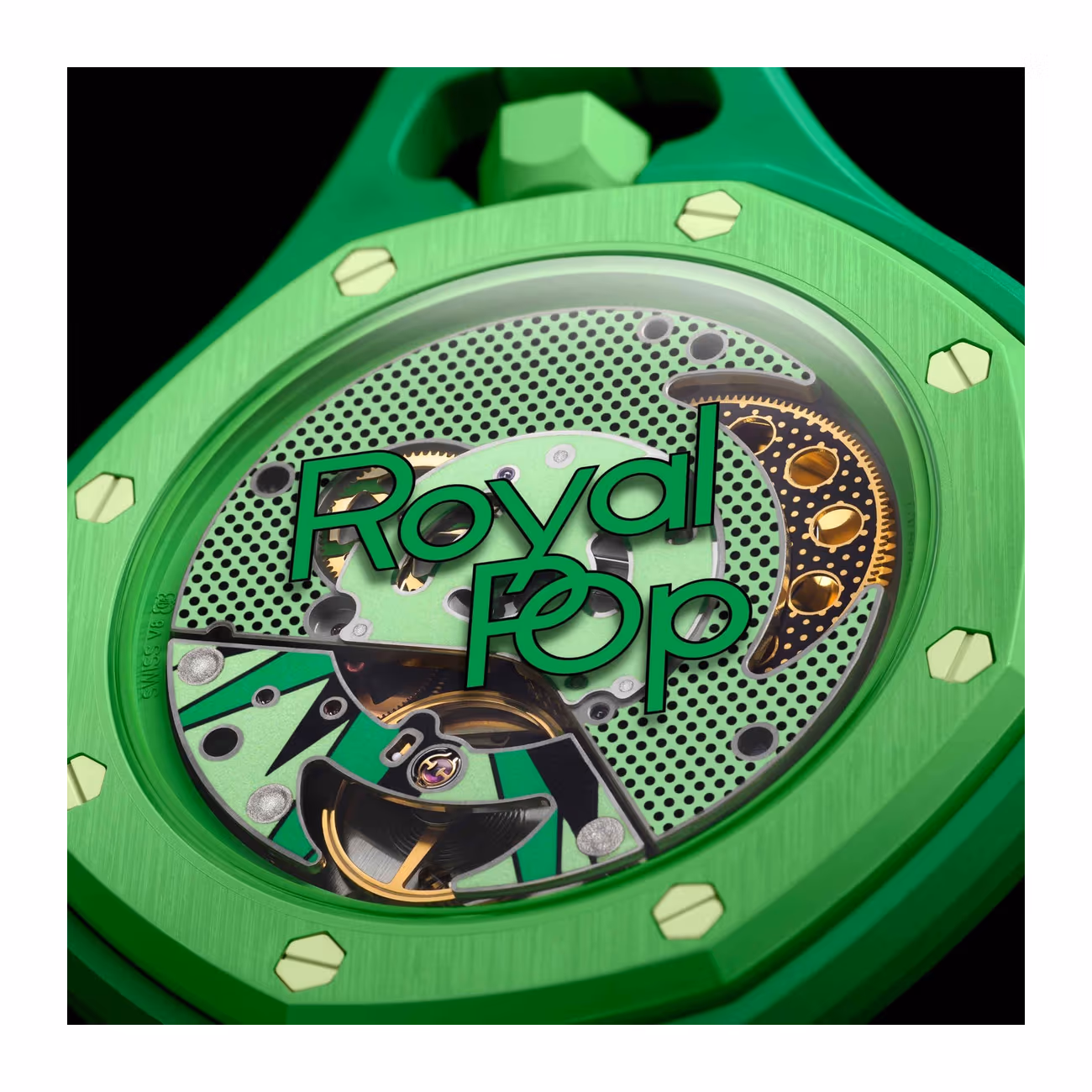 Reloj Swatch Audemars Piguet Verde SSX03G100N minymal 3 Reloj Swatch Audemars Piguet Verde SSX03G100N minymal 3