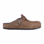 Birkenstock Boston Soft Footbed Suede Dark Tea